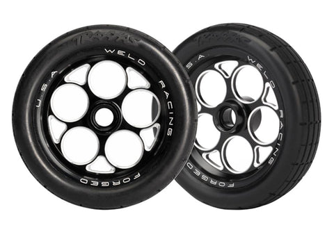 Traxxas 2 Front Weld Magnum 2.0 Aluminum Wheels, 6969 - tra6969_73eecab8-180d-44c7-91da-3ba34dab0719