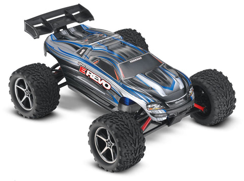 Traxxas 1/16 E-Revo 4WD Brushed RTR, Silver/Blue, 71054-1 - tra71054-1-sb_d2124bf1-a867-4ad6-9273-9fb5ce42ec74