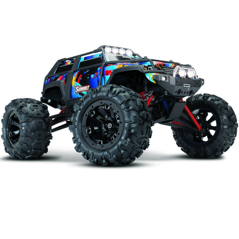 Traxxas 1/16 Summit RTR Electric Monster Truck, Rock n' Roll, 72054-5 - tra72054-5