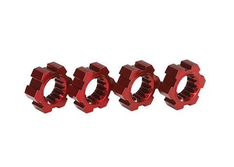 Traxxas Aluminum Red Splined Hex Wheel Hubs, 7756R - tra7756r_7d544134-ae76-4906-bf89-2ae35db5771a