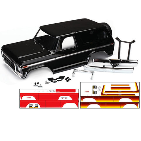 Traxxas Black Ford Bronco Body, Traxxas 8010X - tra8010x_6b76d87d-72e4-4630-af25-a5d7a38f4f48