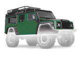 Traxxas Land Rover Defender Body, Green, 8011G - tra8011g_b72866d8-a8ef-459b-b3d4-3d11f685c3c5