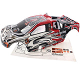 HPI Racing 1/8 Trophy Truggy 4.6 Red, Black & White Body & Decals - truggy4.6_body