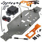 HPI Racing 1/8 Trophy Truggy 4.6 Chassis, Receiver Box, Center Roll Bar, & Mounts - truggy4.6_chassis