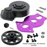 HPI Racing 1/12 Wheely King 90T Spur & 21T Pinion Gears, Motor Plate, & Gear Cover - wheely_spur_gear_purple1_96433000-50ee-463c-8a28-888165f48942